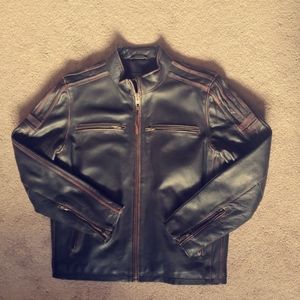 Black Rivet Leather Jacket